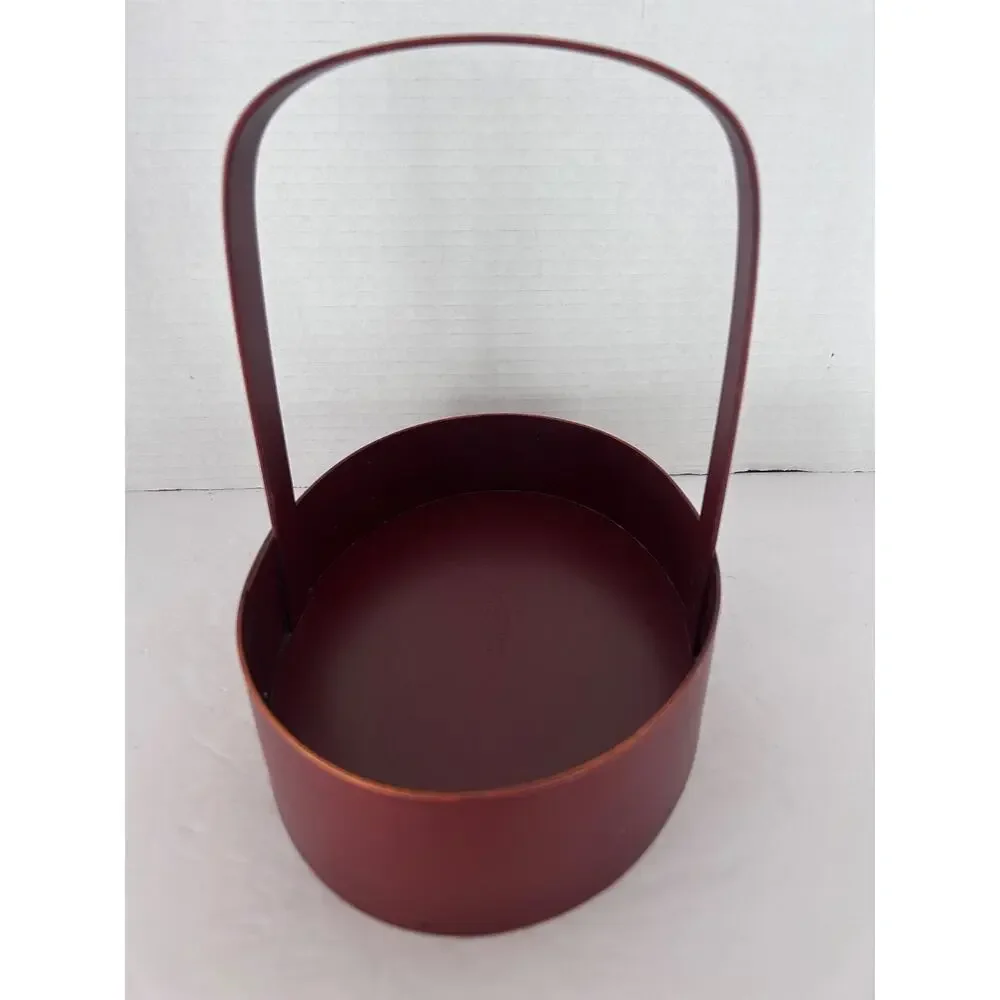 Vintage Bentwood Handled Stain Red Painted by Fry's Measure Mill Wilton, N.H.
